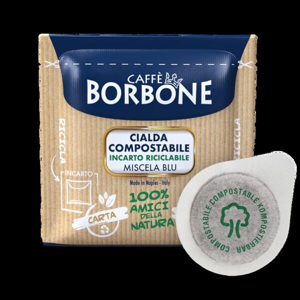 borbone 150 cialde blu ese 44mm