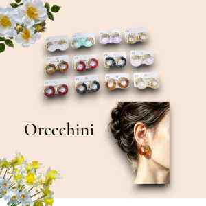 Orecchini cerchio Orecchini cerchio colorati